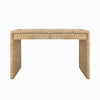 Adrien Rattan Desk by Worlds Away | Home Office Decor at Fig Linens and Home