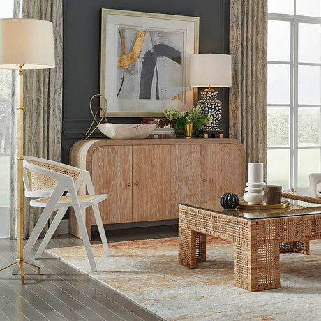 Worlds Away Alvaro Gold Floor Lamp at Fig Linens and Home