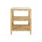 Amie Burlwood Side Table by Worlds Away at Fig Linens and Home 1