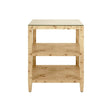 Amie Burlwood Side Table by Worlds Away at Fig Linens and Home 1