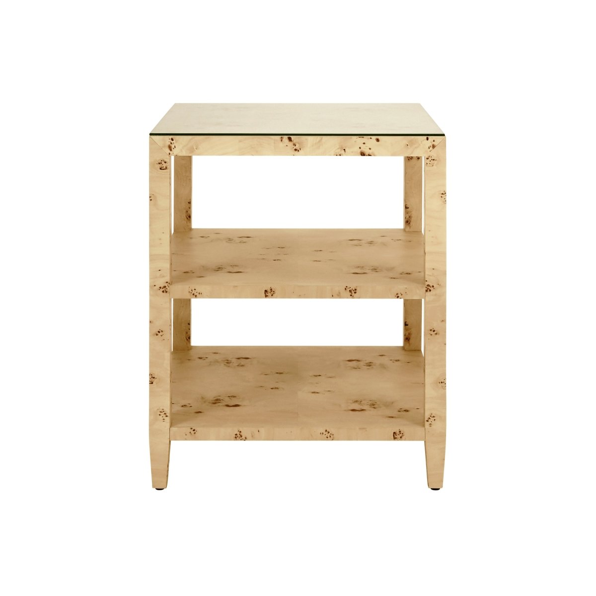 Amie Burlwood Side Table by Worlds Away at Fig Linens and Home 1