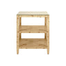Amie Burlwood Side Table by Worlds Away at Fig Linens and Home 1
