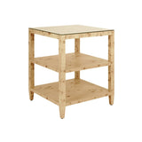 Amie Burlwood Side Table by Worlds Away at Fig Linens and Home 2