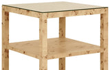 Amie Burlwood Side Table by Worlds Away at Fig Linens and Home 3