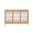 Aria Natural Buffet Cabinet | Worlds Away Furniture at Fig Linens and Home - Front of Cabinet
