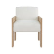 Astor Cerused Oak Dining Chair by Worlds Away 33.25"H x 24.25"W x 25.25"D Cerused Oak at FIG LINENS AND HOME 2
