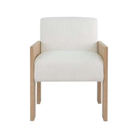 Astor Cerused Oak Dining Chair by Worlds Away 33.25"H x 24.25"W x 25.25"D Cerused Oak at FIG LINENS AND HOME 2
