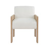 Astor Cerused Oak Dining Chair by Worlds Away 33.25"H x 24.25"W x 25.25"D Cerused Oak at FIG LINENS AND HOME 2