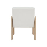Astor Cerused Oak Dining Chair by Worlds Away 33.25"H x 24.25"W x 25.25"D Cerused Oak at FIG LINENS AND HOME 3