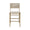 Astrid Cerused Oak Counter Stool by Worlds Away at Fig Linens and Home - Front View