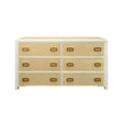 Atticus Natural Dresser by Worlds Away at Fig Linens and Home