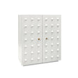 Beau White Cabinet by Worlds Away at Fig Linens and Home - Angle View
