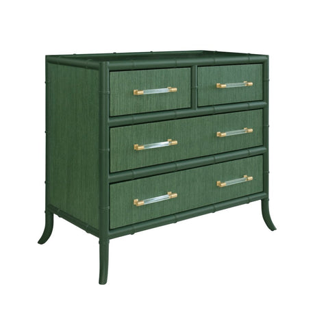 Beckett Green 4-Drawer Dresser by Worlds Away at Fig Linens and Home 2