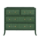 Beckett Green 4-Drawer Dresser by Worlds Away at Fig Linens and Home 1