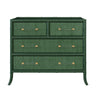 Beckett Green 4-Drawer Dresser by Worlds Away at Fig Linens and Home 1