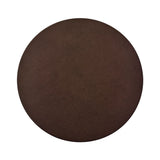 Bolton Brass Base Cigar Table with Round Leather Top by Worlds Away 10" Dia x 24.75"H Brass at FIG LINENS AND HOME 3