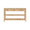 Briar Burlwood Console Table by Worlds Away at Fig Linens and Home - Front View