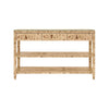 Briar Burlwood Console Table by Worlds Away at Fig Linens and Home - Front View