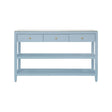 Briar Light Blue Console Table by Worlds Away | Foyer Table at Fig Linens and Home 1