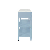Briar Light Blue Console Table by Worlds Away | Foyer Table at Fig Linens and Home 4