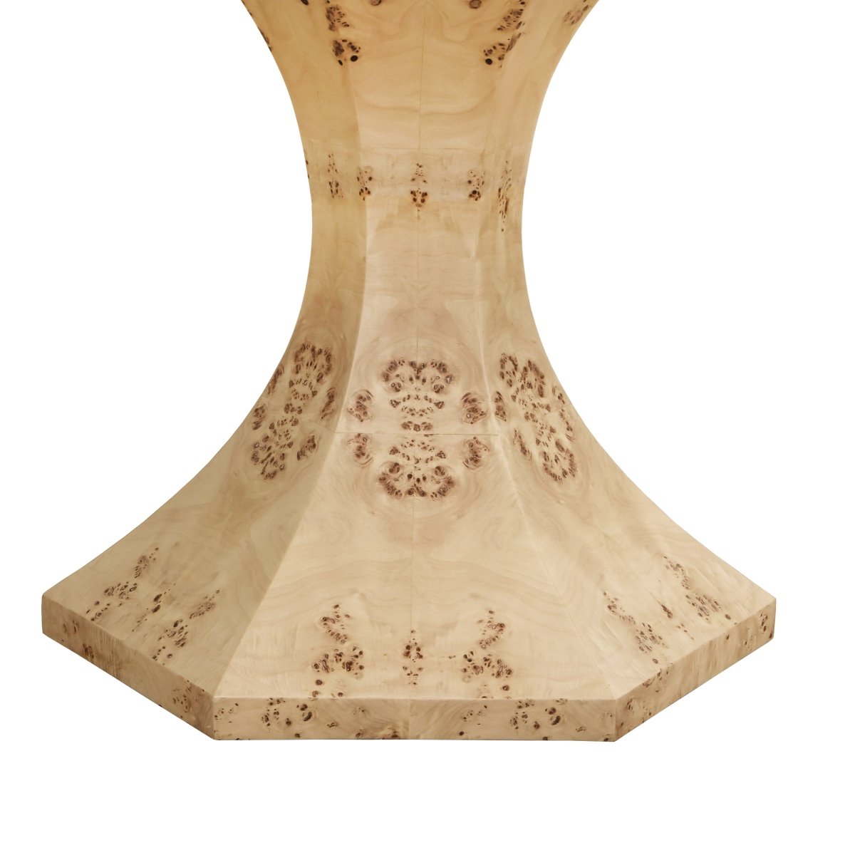 Bryce Burlwood Dining Table by Worlds Away at Fig Linens and Home - Detail 2