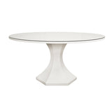 Bryce White Dining Table by Worlds Away | Pedestal Table at Fig Linens and Home