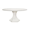 Bryce White Dining Table by Worlds Away | Pedestal Table at Fig Linens and Home