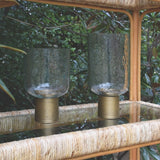 Cadey Large Candle Holder | Worlds Away Votive Pillar Holder - Lifestyle at Fig Linens and Home 3