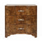 Calvin Dark Burlwood Side Table | Worlds Away at Fig Linens and Home - Front of Chest View 1