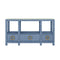 Campbell Blue Console Table by Worlds Away | Decorator Furniture at Fig Linens and Home Front View