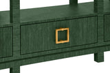 Campbell Green Console Table by Worlds Away | Detail View at Fig Linens and Home 1