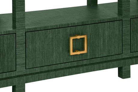 Campbell Green Console Table by Worlds Away | Detail View at Fig Linens and Home 1