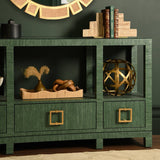 Campbell Green Console Table by Worlds Away | Lifestyle View at Fig Linens and Home 2