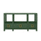Campbell Green Console Table by Worlds Away | Front View at Fig Linens and Home