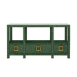 Campbell Green Console Table by Worlds Away | Front View at Fig Linens and Home