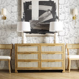Carla Cerused Oak and Cane Dresser by Worlds Away at Fig Linens and Home - Lifestyle