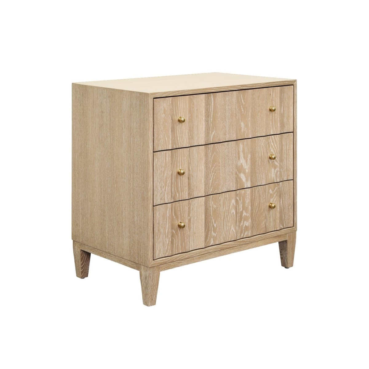 Carmack Cerused Oak Cabinet by Worlds Away at Fig Linens and Home - View 2