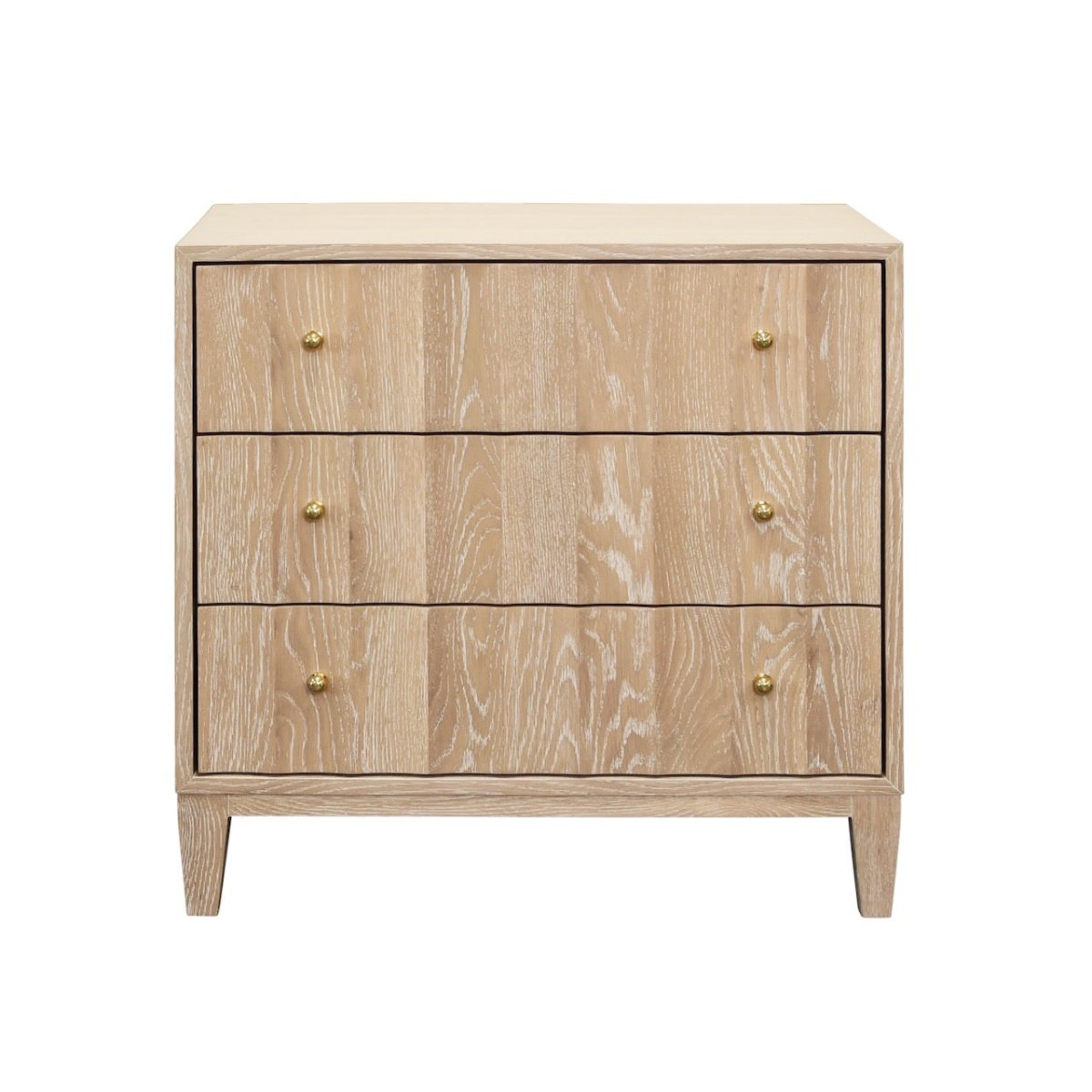 Carmack Cerused Oak Cabinet by Worlds Away at Fig Linens and Home - View 1