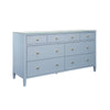 Carnegie Light Blue Cabinet by Worlds Away 34"H x 62"W x 20"D Light Blue at FIG LINENS AND HOME 3
