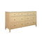 Carnegie Natural Cabinet by Worlds Away 34"H x 62"W x 20"D Natural at FIG LINENS AND HOME 3