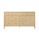 Carnegie Natural Cabinet by Worlds Away 34"H x 62"W x 20"D Natural at FIG LINENS AND HOME 1