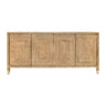 Casey Rope Buffet Cabinet | Worlds Away Dining Console at Fig Linens and Home - Front View