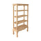 Cavalier Rattan Etagere by Worlds Away at Fig Linens and Home - Angle View