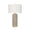 Cece Scallop Beige Ceramic Table Lamp by Worlds Away at Fig Linens and Home - View 1