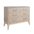 Worlds Away Chest of Drawers - Avis Cerused Oak Dresser - Front View