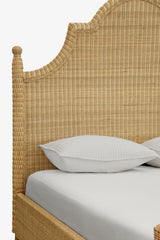 Chamberlain Queen Bed Frame by Worlds Away - Detail View at Fig Linens and Home