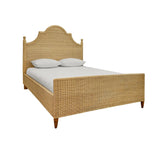 Chamberlain Queen Bed Frame by Worlds Away - Angle View at Fig Linens and Home