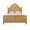 Chamberlain Queen Bed Frame by Worlds Away - Front View at Fig Linens and Home