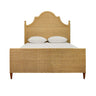 Chamberlain Queen Bed Frame by Worlds Away - Front View at Fig Linens and Home