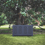 Claire Navy Blue Buffet | Worlds Away 4 Doors Consoles & Sideboards at Fig Linens and Home 10